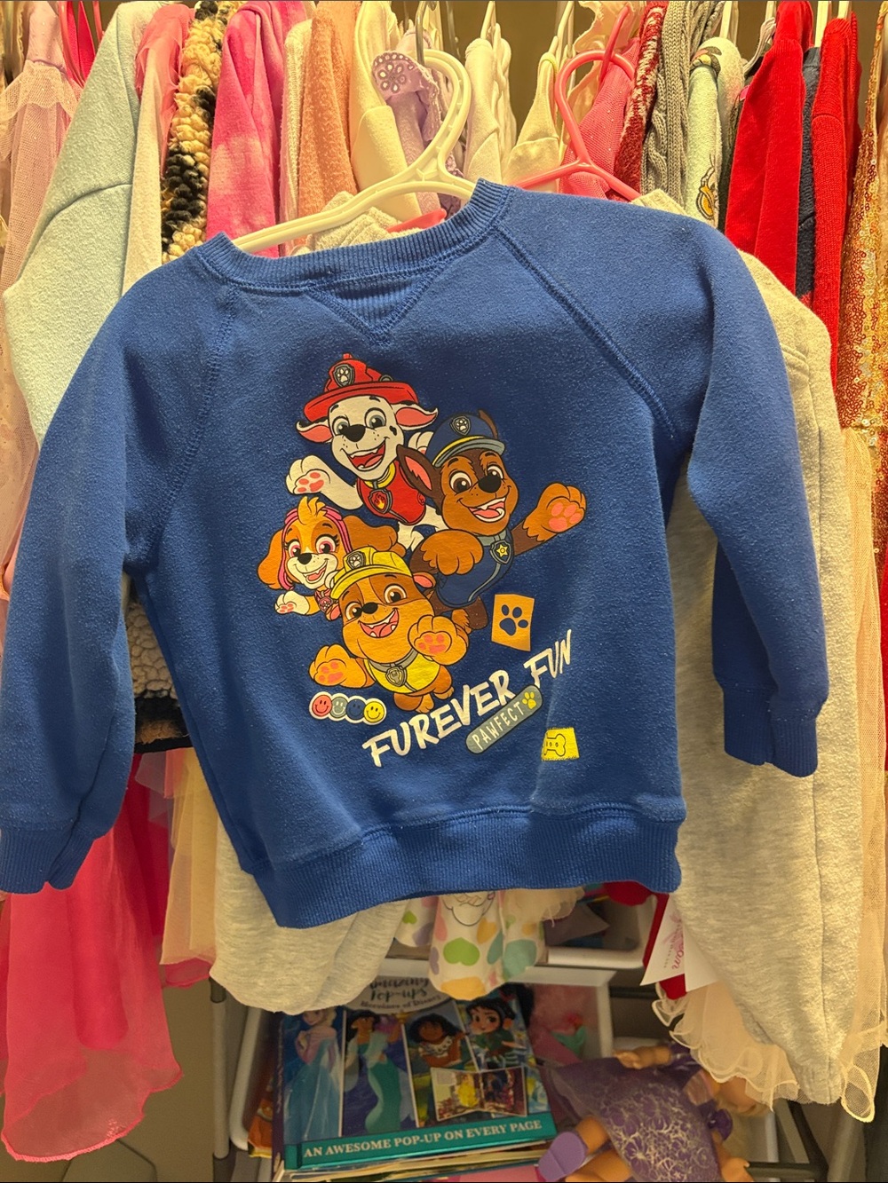 Blue Paw Patrol 'Furever Fun' Kids Sweatshirt two piece set